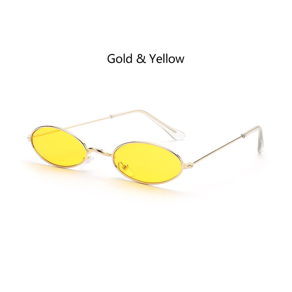 Vintage Oval Sunglasses for Retro Fashion Everyday Style Protection