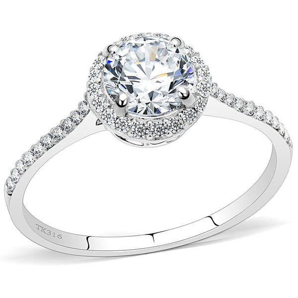 High polished (no plating) Stainless Steel Ring with AAA Grade